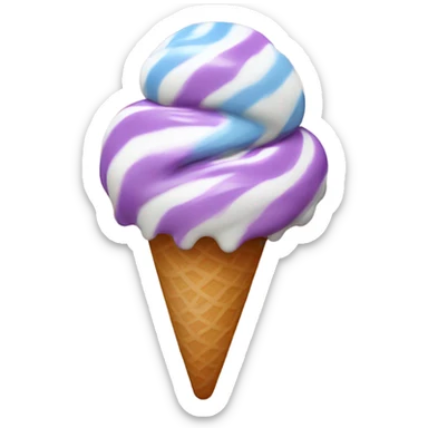 icecream swirl sticker