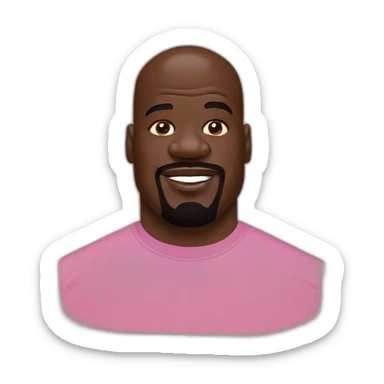 Shaquille-o’neal-tshirt-rose sticker