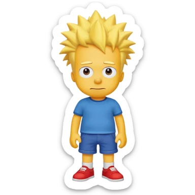 Bart Simpson sticker