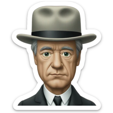 René Magritte sticker