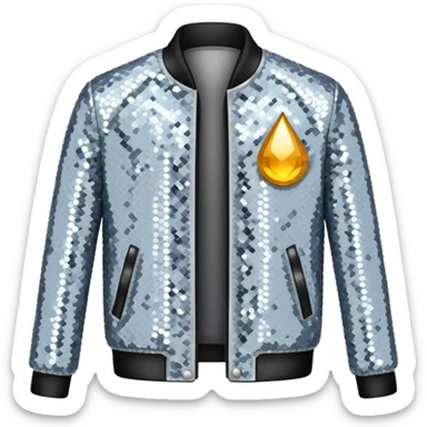 sparkling jacket sticker
