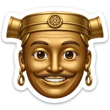 sanxingdui bronze man emoji sticker