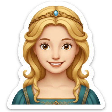 Renaissnace Mona Lisa painting sticker