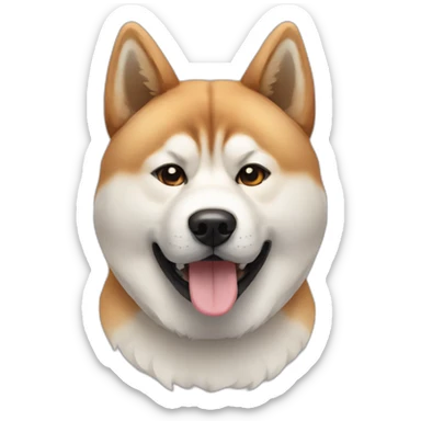 akita inu sticker