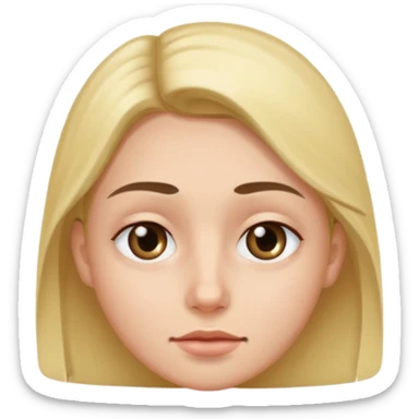 Cara con ojeras sticker