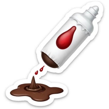 tampon + blood droplet + poop sticker