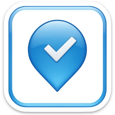 Generate a instagram verified blue tick emoji  sticker