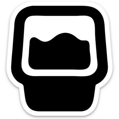 A sauce in a fast food packaging sticker