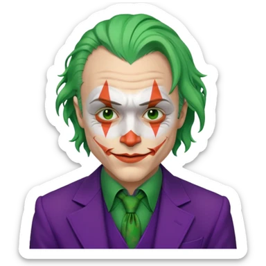 heath ledger joker sticker
