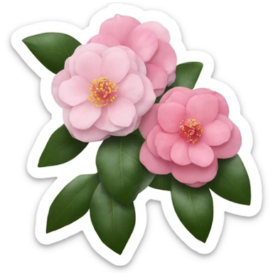 Camellias sticker