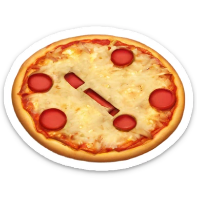 bandaid on pizza sticker