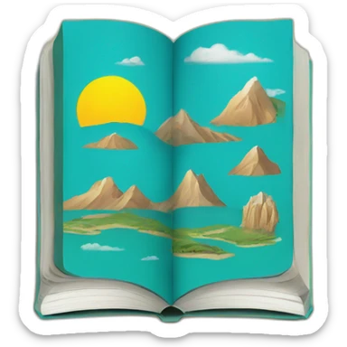 book cover about kazakhstan sticker