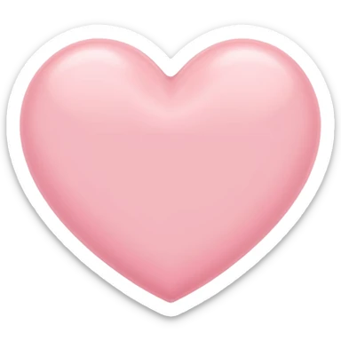 Pastel Pink Heart sticker