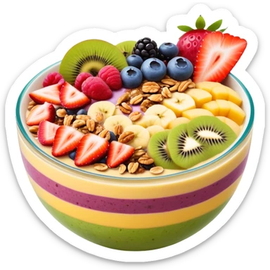 Smoothie bowl sticker