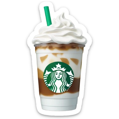 Starbucks cup sticker