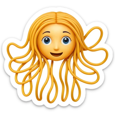 Betty spaghetti toy sticker