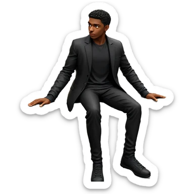 cool solo portrait of male sticker