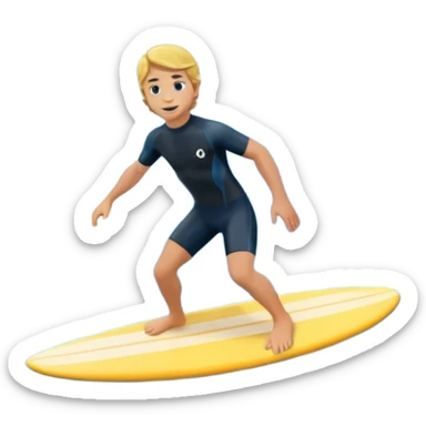 A surfing fov sticker