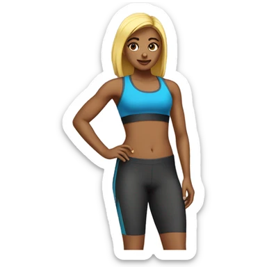 Gym girlies  sticker