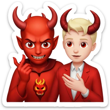 making a deal with the devil sticker
