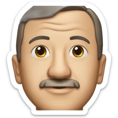 Bilgisayardan araba yarışı oyunu oynayan Recep Tayyip Erdoğan sticker