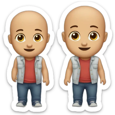 Maor-twins-baby sticker
