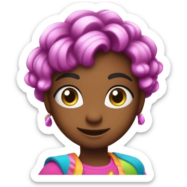 Cute and flirty sticker