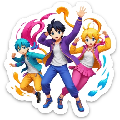 Anime sticker