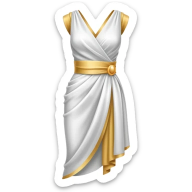 white on body sash sticker