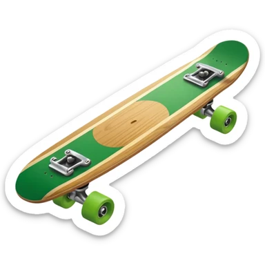 Skate board, green sticker