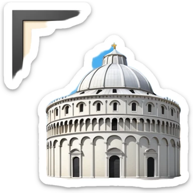 battistero campo dei miracoli sticker