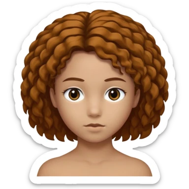 Un garçon cheveux boucle et yeux marron clair et une fille cheveux noir lisse côte à côte se disputant et se traitant de manipulateur  sticker