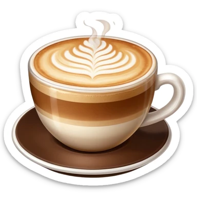 ￼ Cappuccino sticker