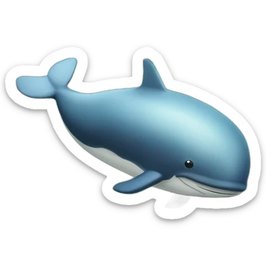 Baleine sur une fourmie sticker