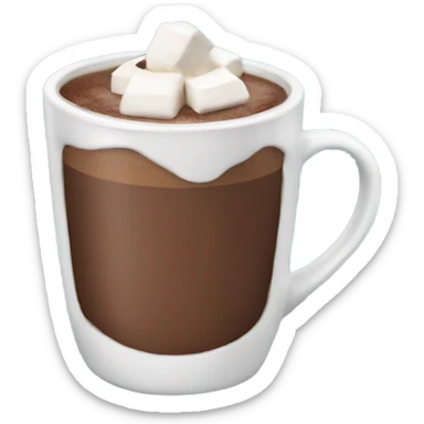 mug of hot chocolate sticker