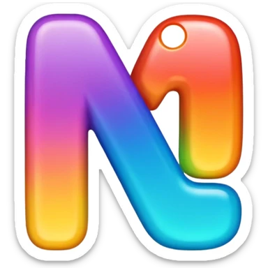 The word “Mid” in bubbly cartoon letters sticker