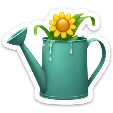 watering can pour sticker