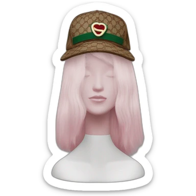 capital bra with gucci cap sticker