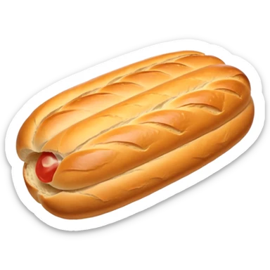 country bread look like ovan baguette sticker