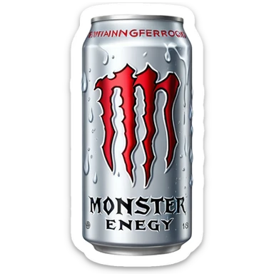 white monster, the drink sticker