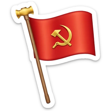 Communism flag  sticker
