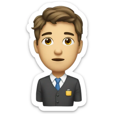 sleep-deprived law student sticker