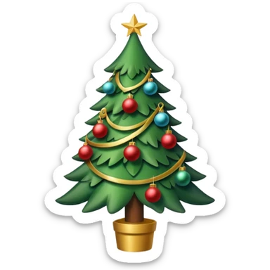 emoji christmas mood sticker
