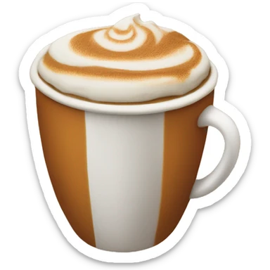 pumpkin spice latte from starbucks sticker