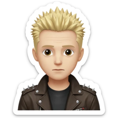 spike from buffy the vampire slayer, realistic,spi sticker