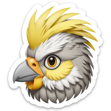 cockatiel bird sticker