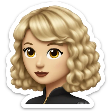 taylor swift in her reputation era sticker