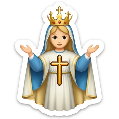 ave maria's emblem  sticker