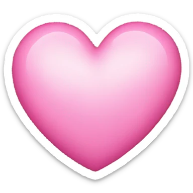 pink heart  sticker