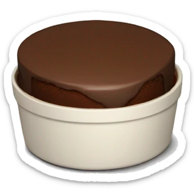 Chocolate soufflé sticker